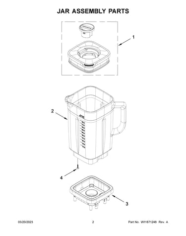 Jar assembly parts