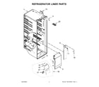 KitchenAid KRSC703HBS05 refrigerator liner parts diagram