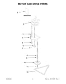 Motor and drive parts