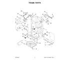 KitchenAid KTTS505EPA2 frame parts diagram