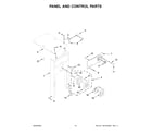 KitchenAid KTTS505EPA2 panel and control parts diagram