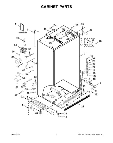Cabinet parts