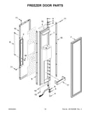 Freezer door parts