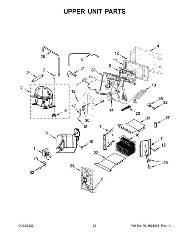 Upper unit parts