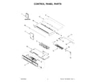 Maytag MOES6030LZ00 control panel parts diagram