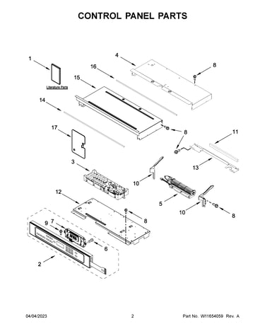 Control panel parts