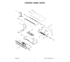 Maytag MOED6030LZ00 control panel parts diagram