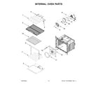 Maytag MOED6030LZ00 internal oven parts diagram