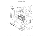 Whirlpool WOEC3030LS00 oven parts diagram