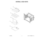 Whirlpool WOEC3030LS00 internal oven parts diagram