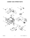 Cabinet and stirrer parts