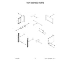 Whirlpool WOEC3030LS00 top venting parts diagram