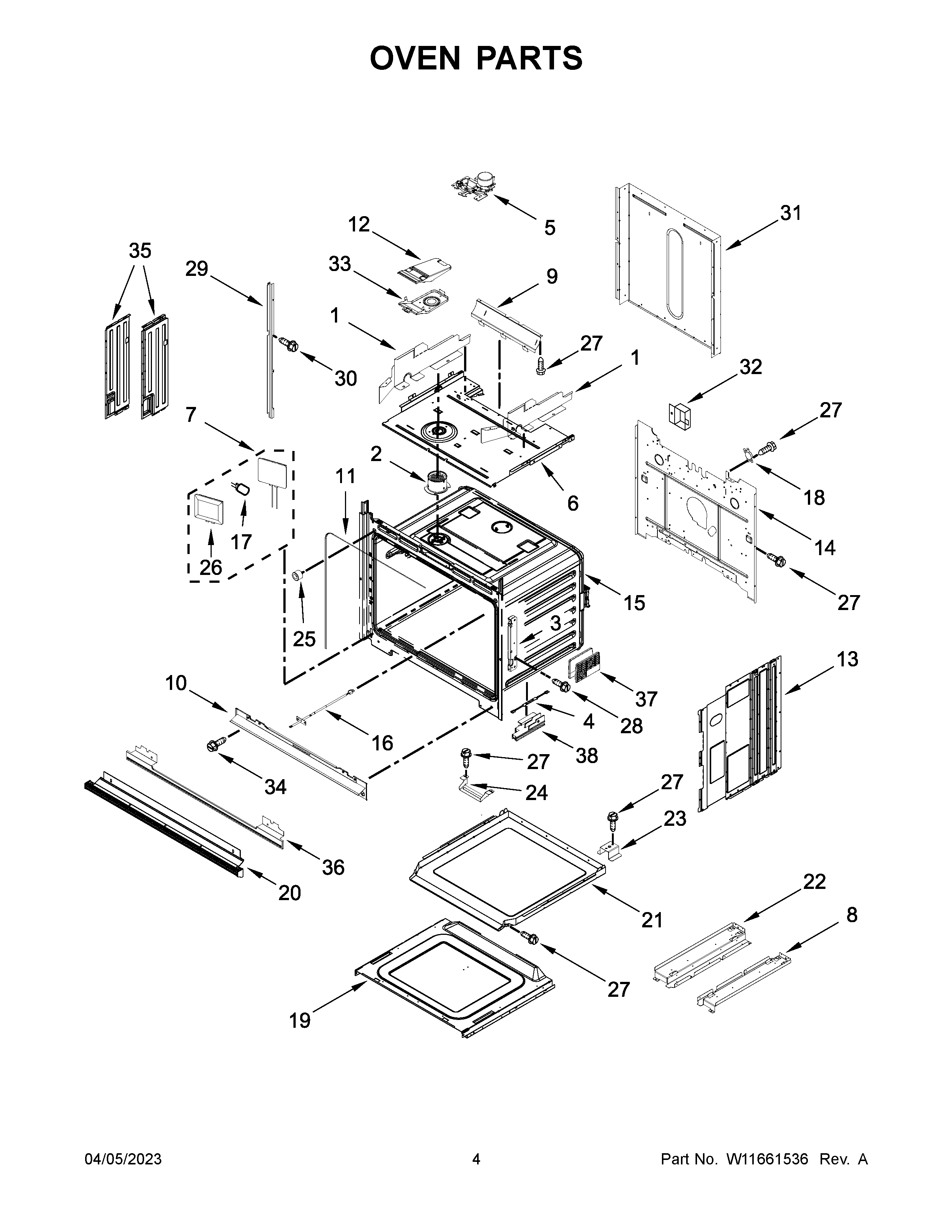 Oven parts