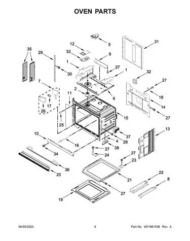 Oven parts