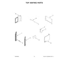 Whirlpool WOEC5030LW00 top venting parts diagram