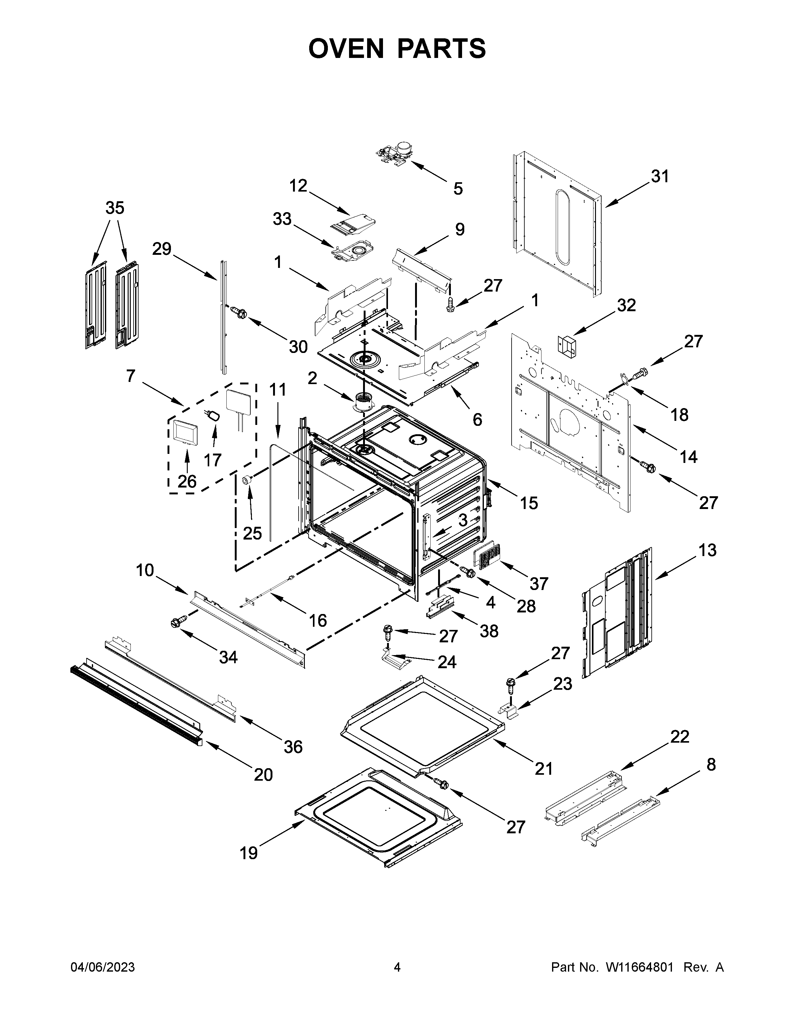 Oven parts