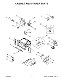 Cabinet and stirrer parts