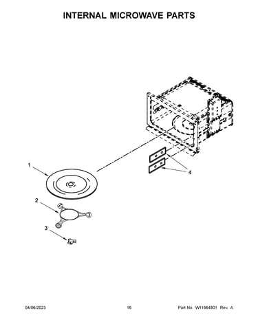 Internal microwave parts