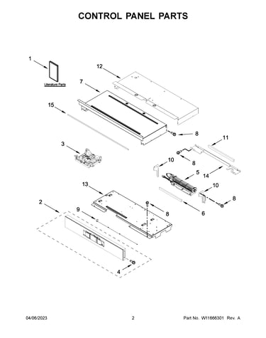 Control panel parts