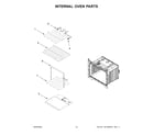Whirlpool WOED3030LS00 internal oven parts diagram