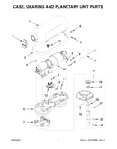 Case, gearing and planetary unit parts