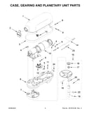 Case, gearing and planetary unit parts