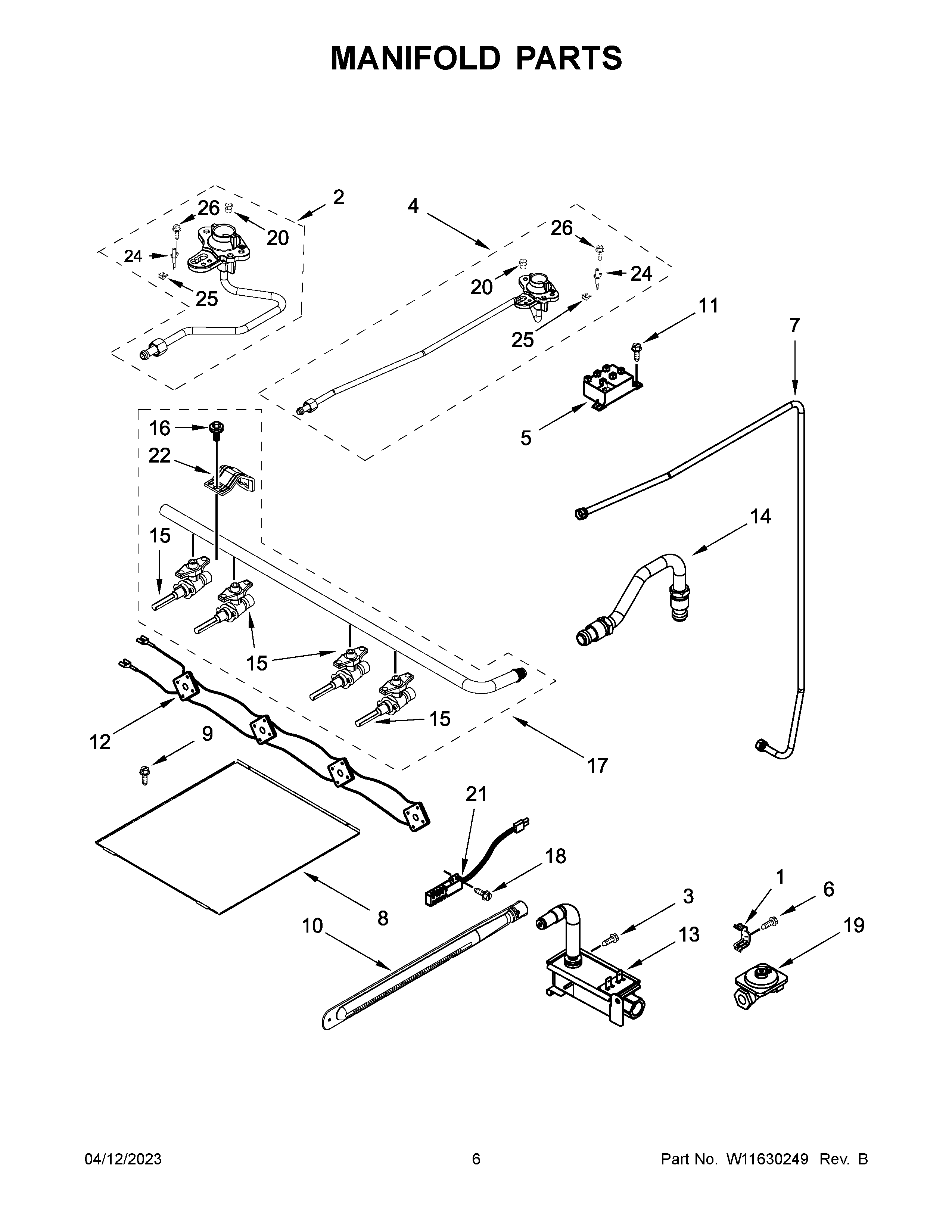 MANIFOLD PARTS