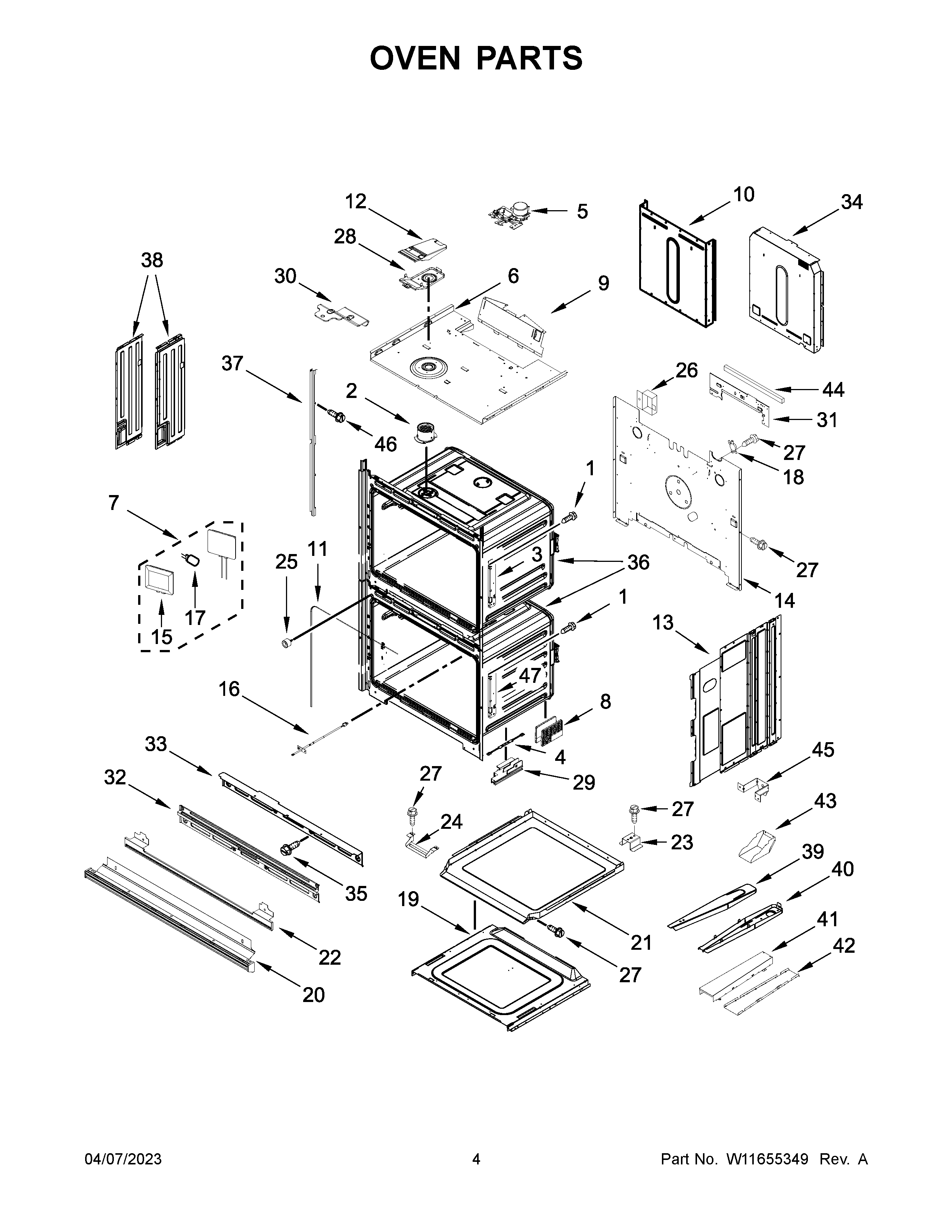 OVEN PARTS