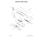 Whirlpool WOES3027LS00 control panel parts diagram