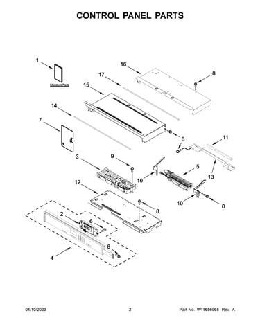 Control panel parts