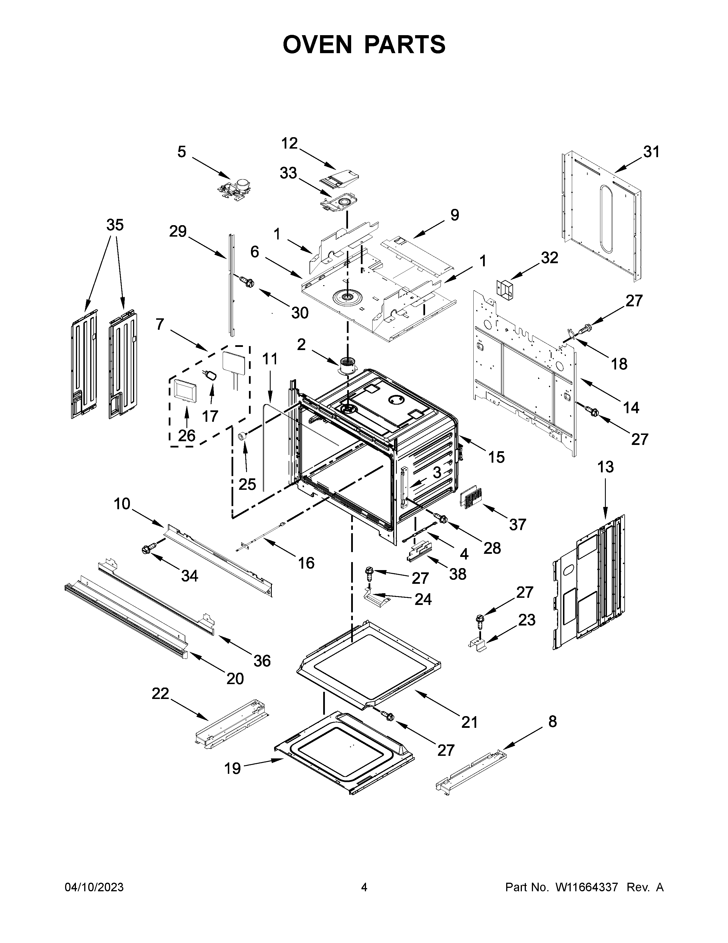 Oven parts
