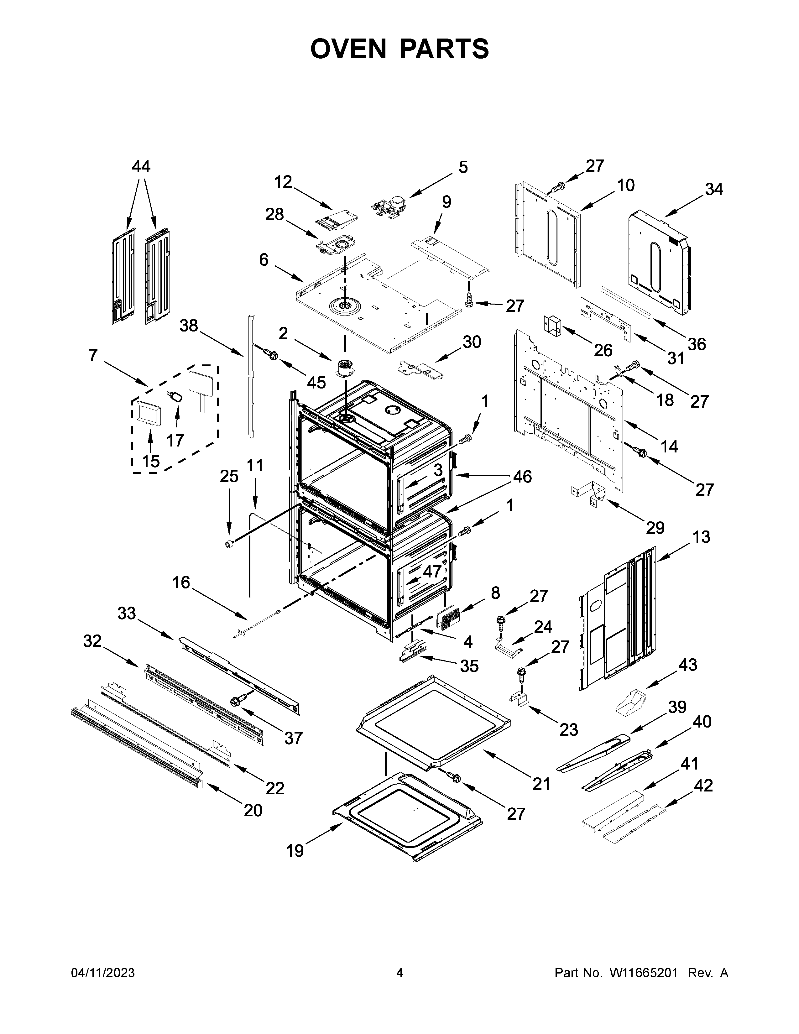 Oven parts