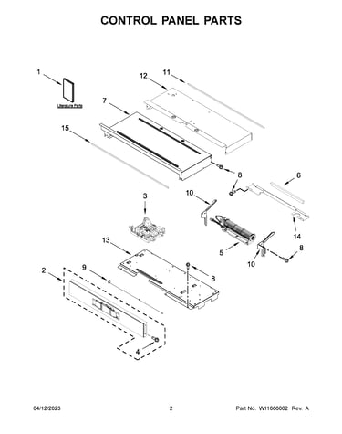 Control panel parts