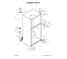 Amana ARTX3028PW00 cabinet parts diagram