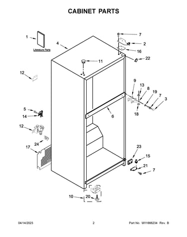 Cabinet parts