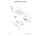 Whirlpool WOES5930LZ00 control panel parts diagram