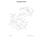 Jenn-Air TC607X6 container parts diagram