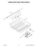 Upper rack and track parts