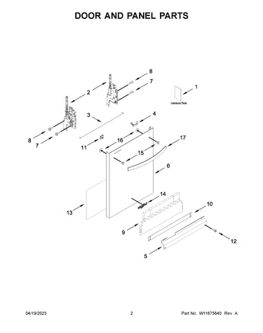 Door and panel parts
