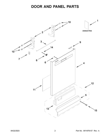 Door and panel parts