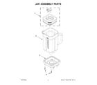 KitchenAid 5KSB4026BHI0 jar assembly parts diagram