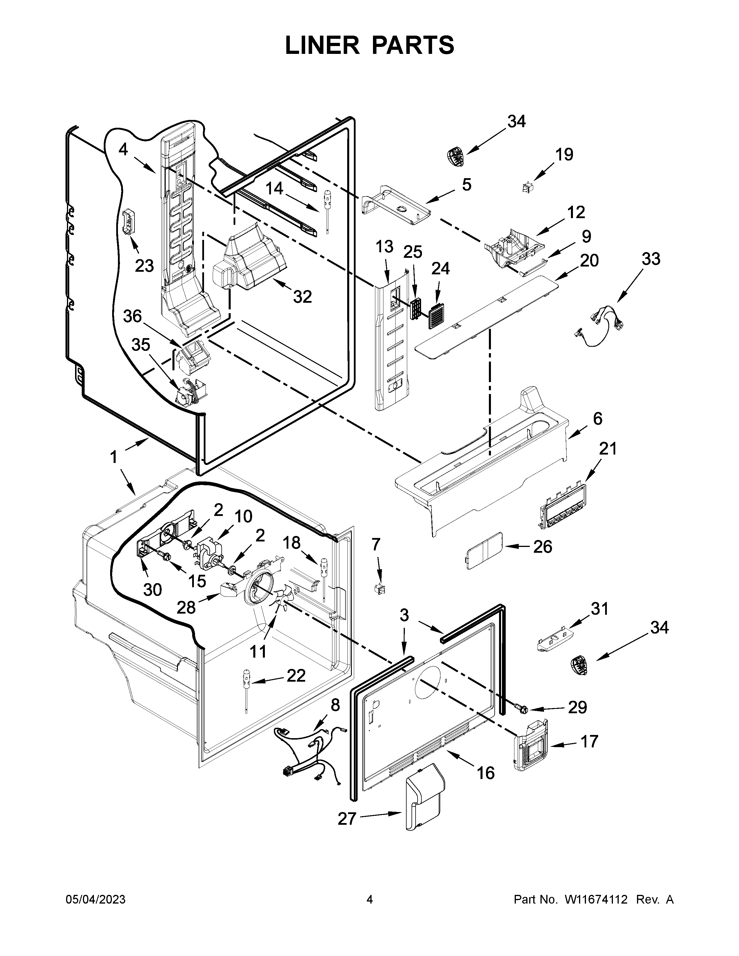 Liner parts