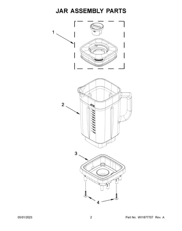 Jar assembly parts