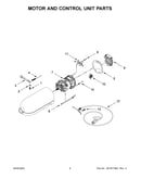 Motor and control unit parts