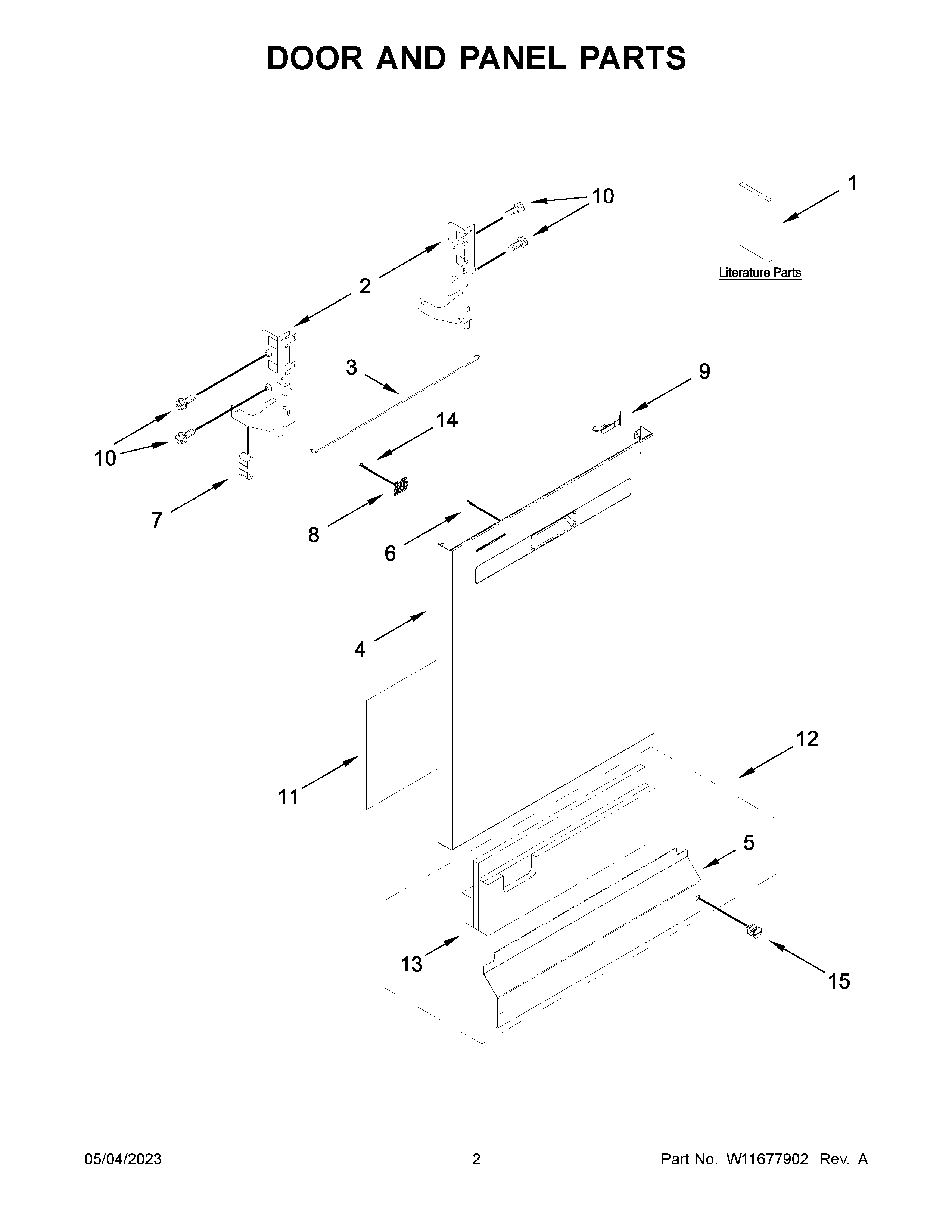 Door and panel parts