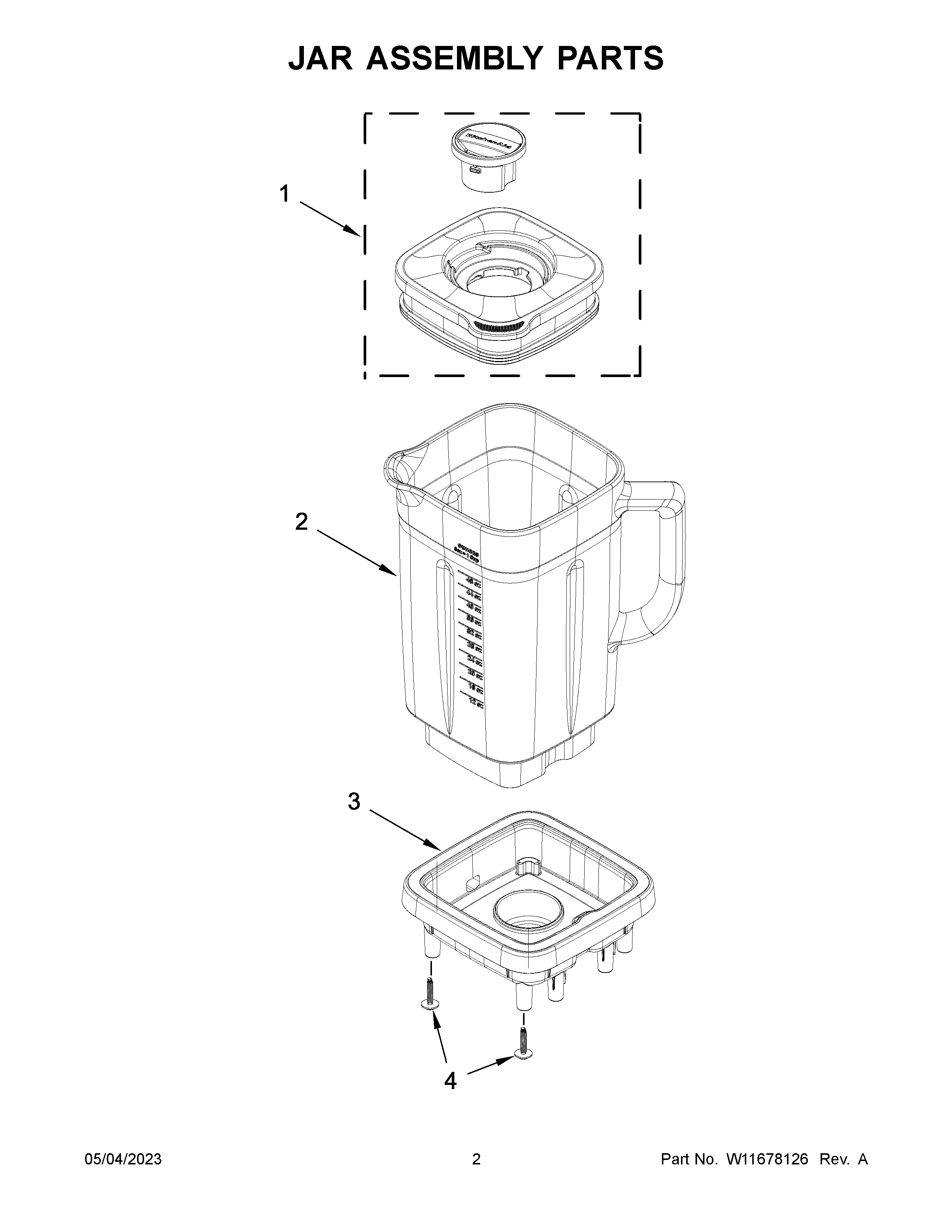 Jar assembly parts