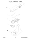 Color variation parts