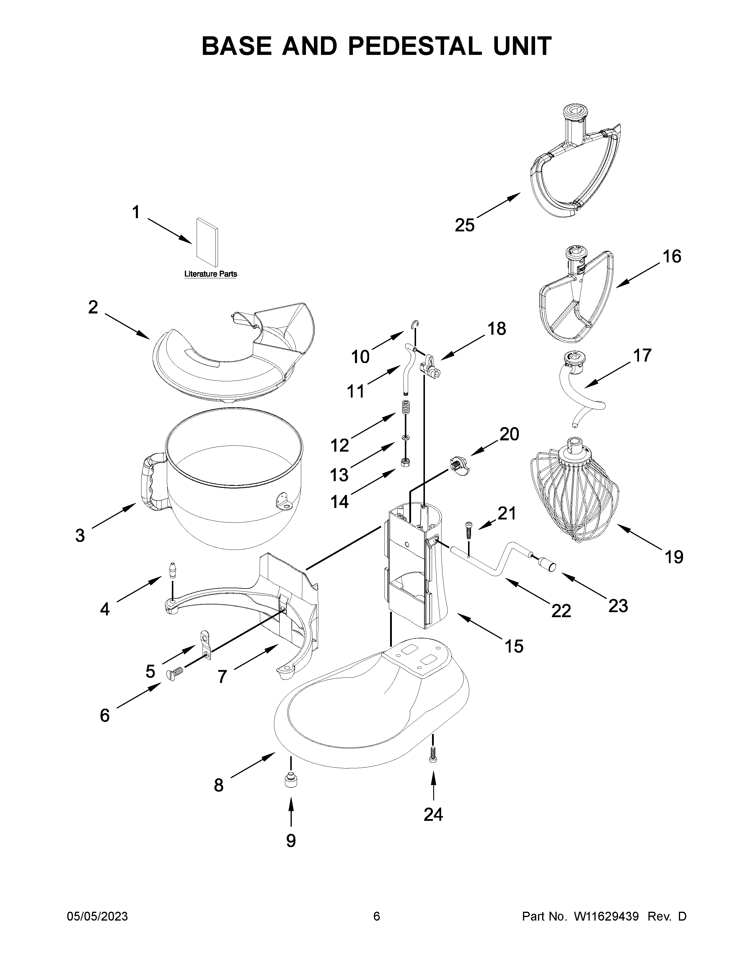 Base and pedestal unit