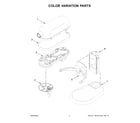 KitchenAid KSM8990CU1 color variation parts diagram