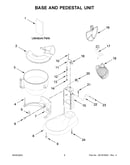 Base and pedestal unit
